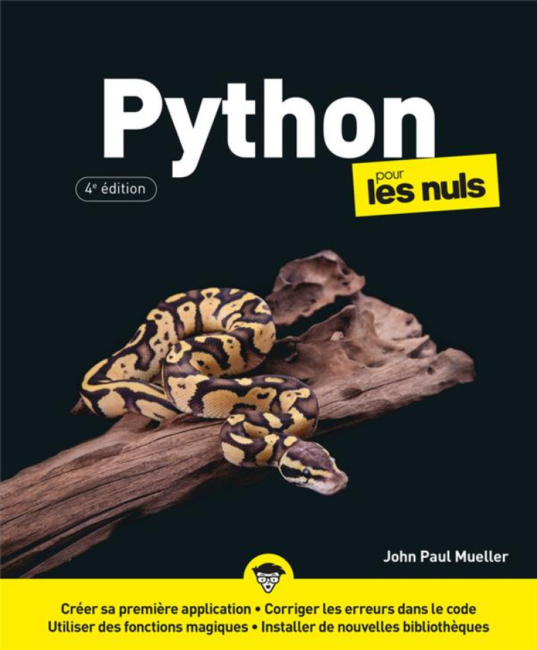 PYTHON POUR LES NULS (4E EDITION) - MUELLER JOHN PAUL - FIRST