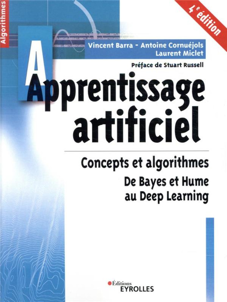 APPRENTISSAGE ARTIFICIEL (4E EDITION) - BARRA/CORNUEJOLS - EYROLLES