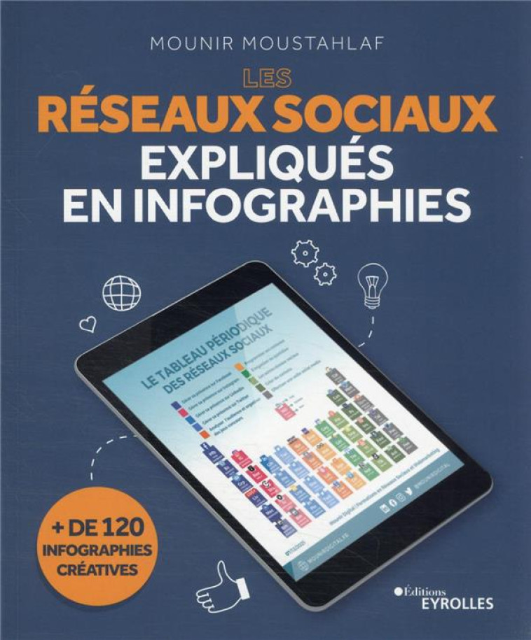 LES RESEAUX SOCIAUX EXPLIQUES EN INFOGRAPHIES - MOUSTAHLAF MOUNIR - EYROLLES