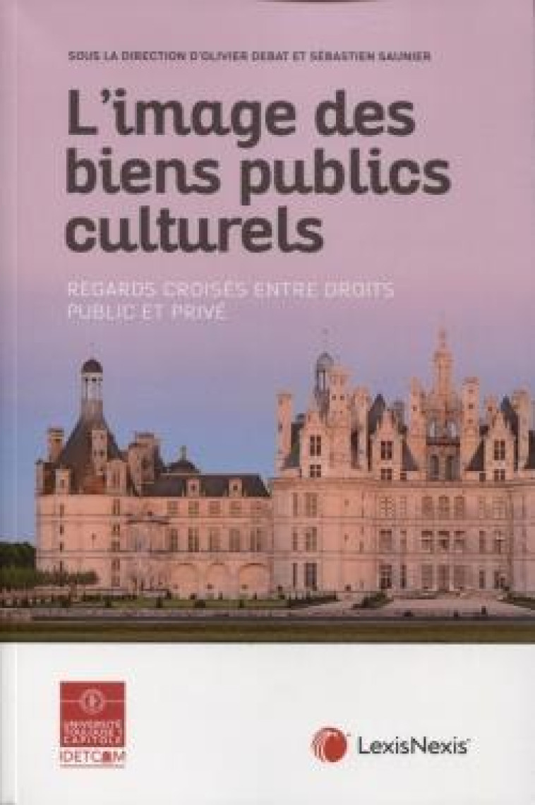 L'IMAGE DES BIENS PUBLICS CULTURELS  -  REGARDS CROISES ENTRE DROITS PUBLIC ET PRIVE - SAUNIER/DEBAT - Lexis Nexis/Litec