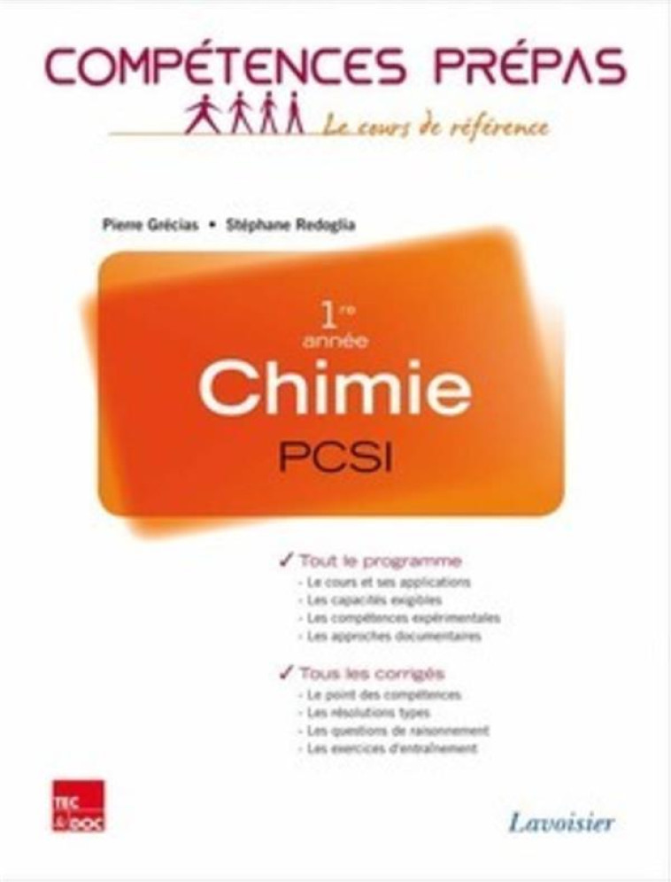 CHIMIE 1RE ANNEE PCSI - REDOGLIA/GRECIAS - Tec et Doc