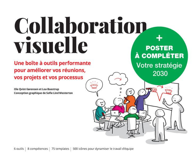 COLLABORATION VISUELLE + POSTER - UNE BOITE A OUTILS PERFORMANTE POUR AMELIORER VOS REUNIONS, VOS PR - BAASTRUP - PEARSON