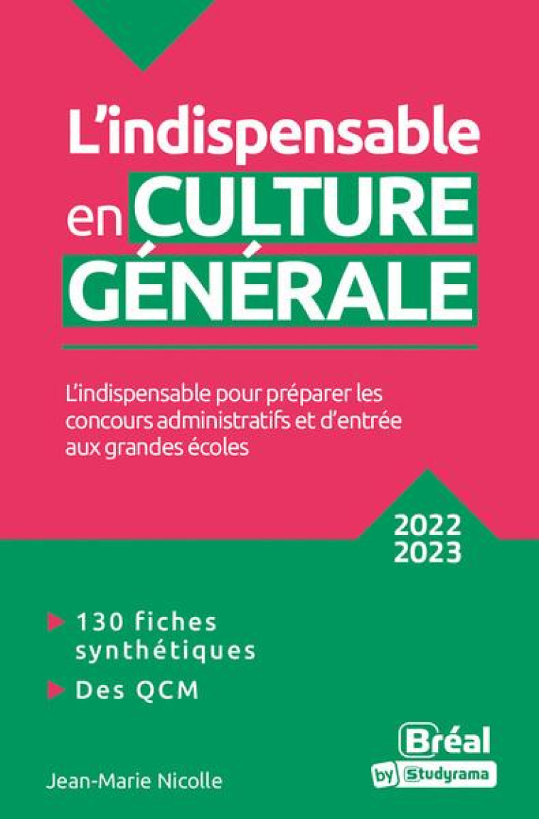 L'INDISPENSABLE EN CULTURE GENERALE (EDITION 2022/2023) - NICOLLE JEAN-MARIE - BREAL