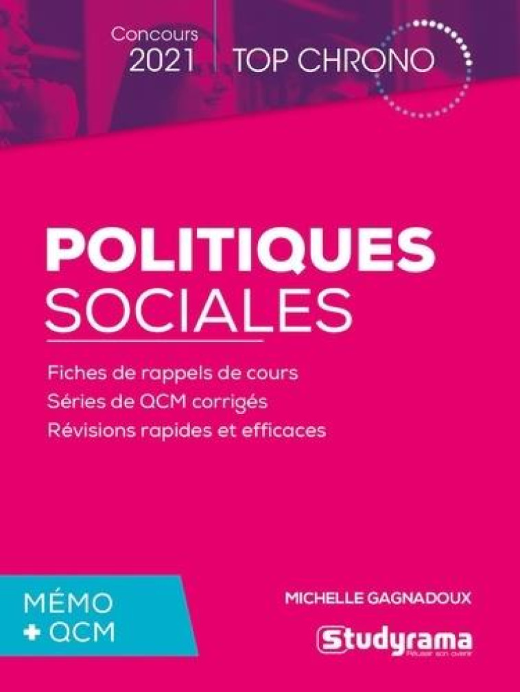 POLITIQUES SOCIALES (EDITION 2021) - GAGNADOUX MICHELLE - STUDYRAMA