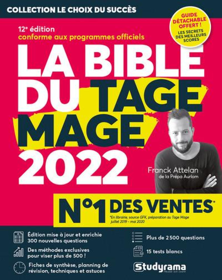 LA BIBLE DU TAGE MAGE (EDITION 2022) - ATTELAN FRANCK - STUDYRAMA