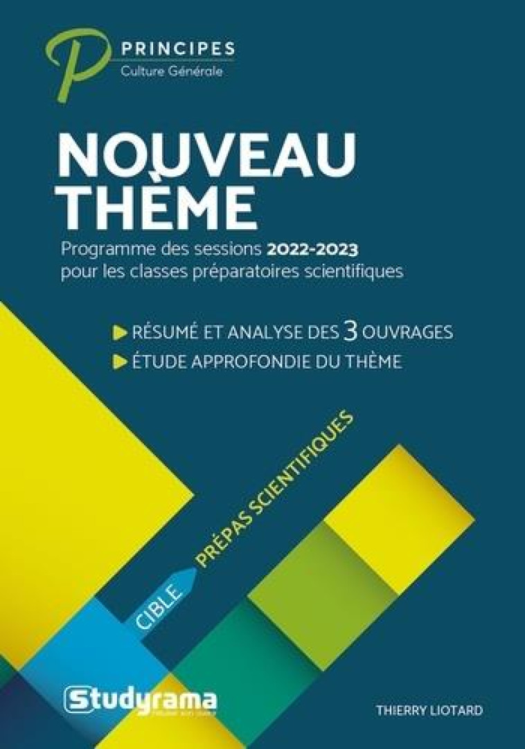 L'ENFANCE PREPAS SCIENTIFIQUES 2022-2023 - LIOTARD THIERRY - STUDYRAMA