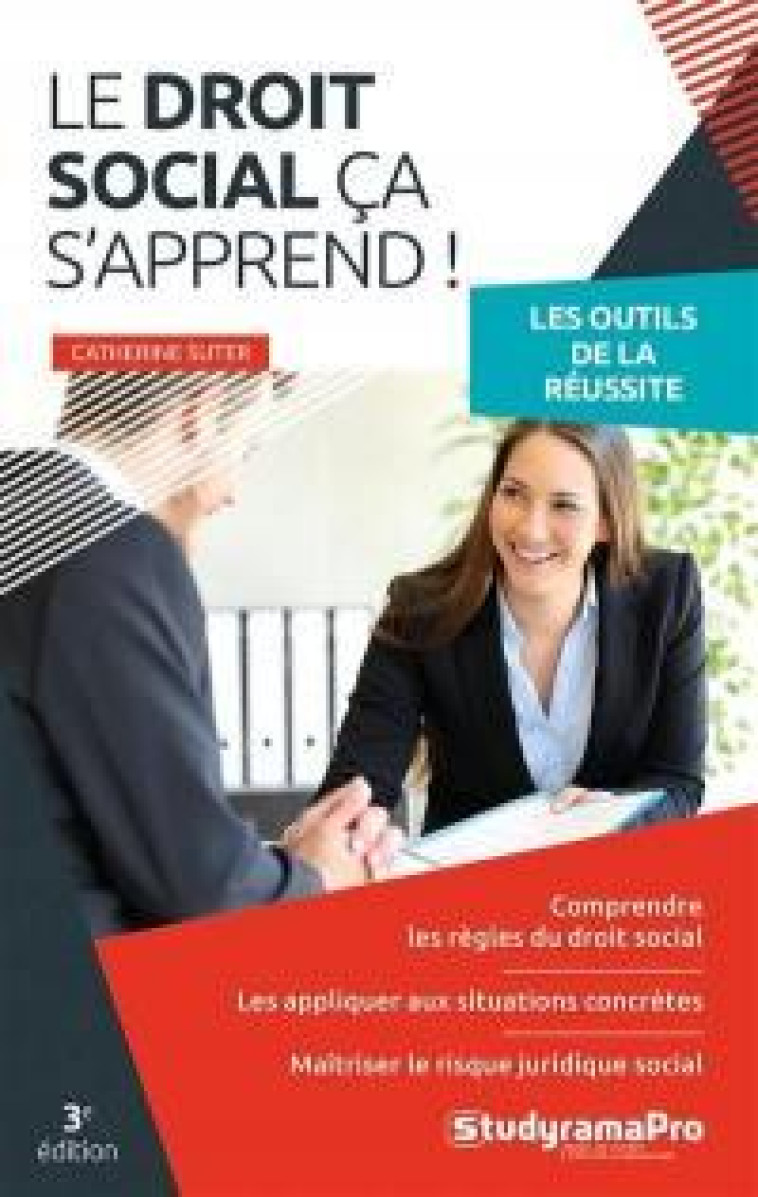 LE DROIT SOCIAL CA S'APPREND - SUTER CATHERINE - STUDYRAMA