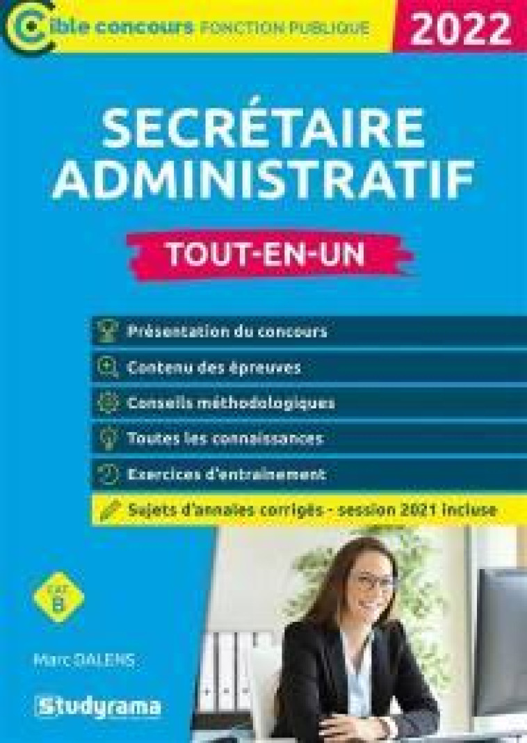 SECRETAIRE ADMINISTRATIF (EDITION 2022) - DALENS MARC - STUDYRAMA