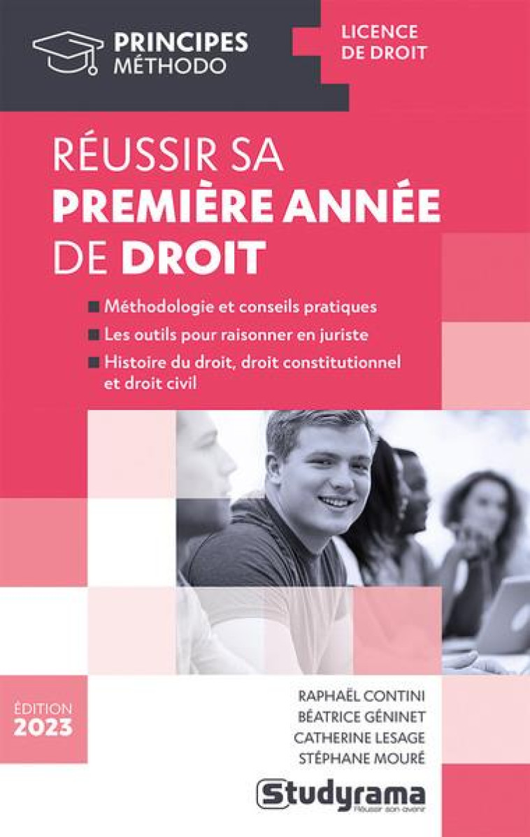 REUSSIR SA PREMIERE ANNEE DE DROIT - COLLECTIF - STUDYRAMA