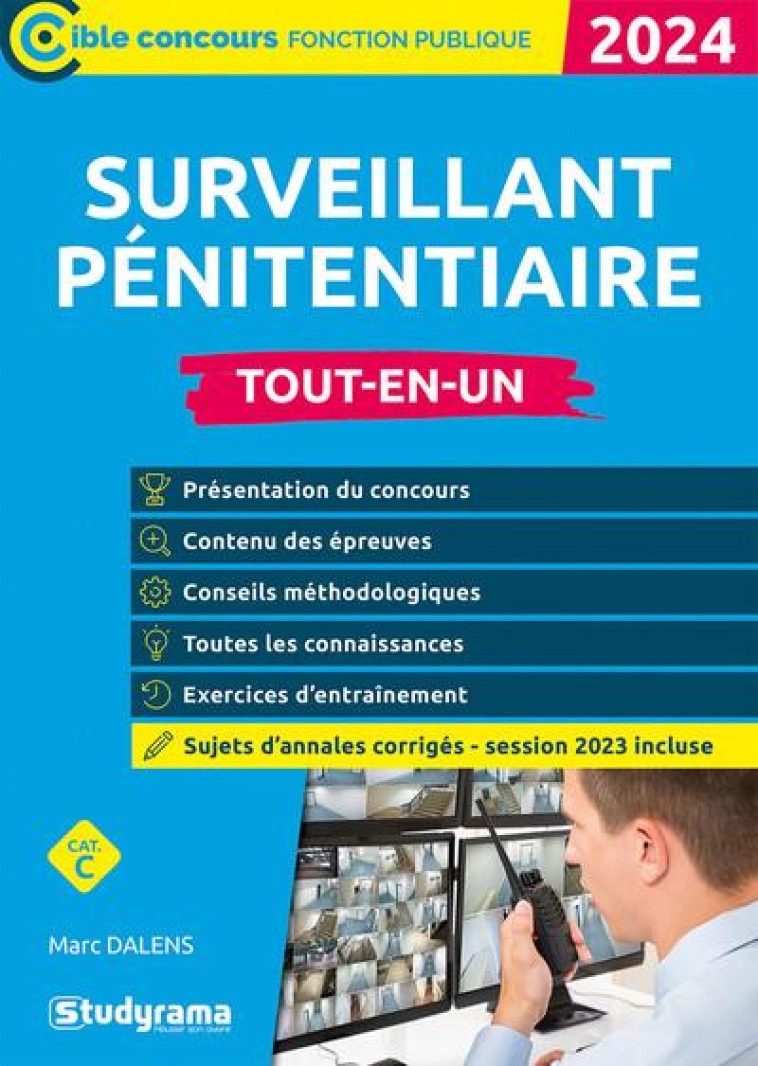 SURVEILLANT PENITENTIAIRE (EDITION 2024) - DALENS MARC - STUDYRAMA