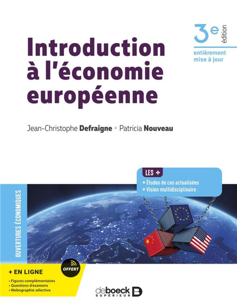 INTRODUCTION A L'ECONOMIE EUROPEENNE - DEFRAIGNE/NOUVEAU - DE BOECK SUP