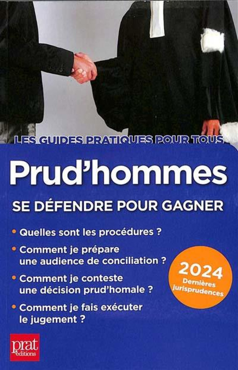 PRUD'HOMMES, SE DEFENDRE POUR GAGNER 2024 - VERT/BOURDAIS - PRAT