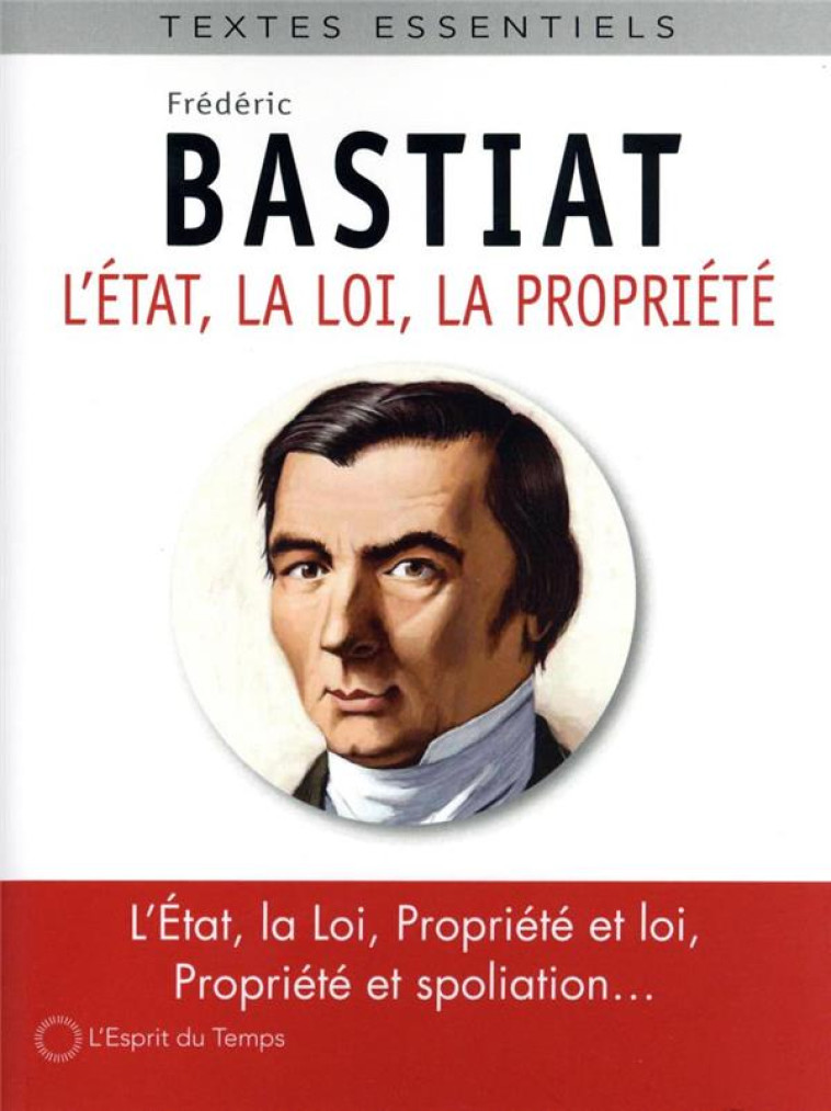 L'ETAT, LA LOI ET LA PROPRIETE - BASTIAT FREDERIC - ESPRIT DU TEMPS