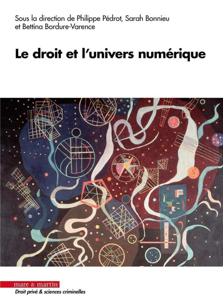 LE DROIT ET L'UNIVERS NUMERIQUE - PEDROT/BONNIEU - MARE MARTIN