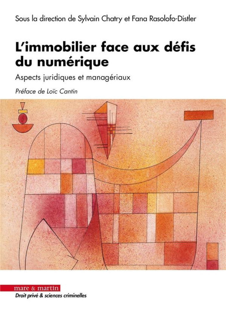 L'IMMOBILIER FACE AUX DEFIS DU NUMERIQUE : ASPECTS JURIDIQUES ET MANAGERIAUX - CHATRY/CANTIN - MARE MARTIN