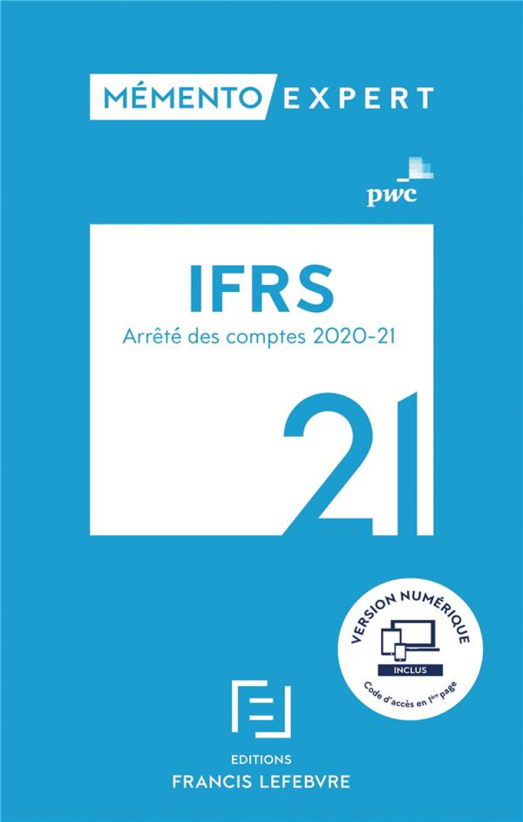 MEMENTO EXPERT  -  IFRS (EDITION 2021) - XXX - LEFEBVRE