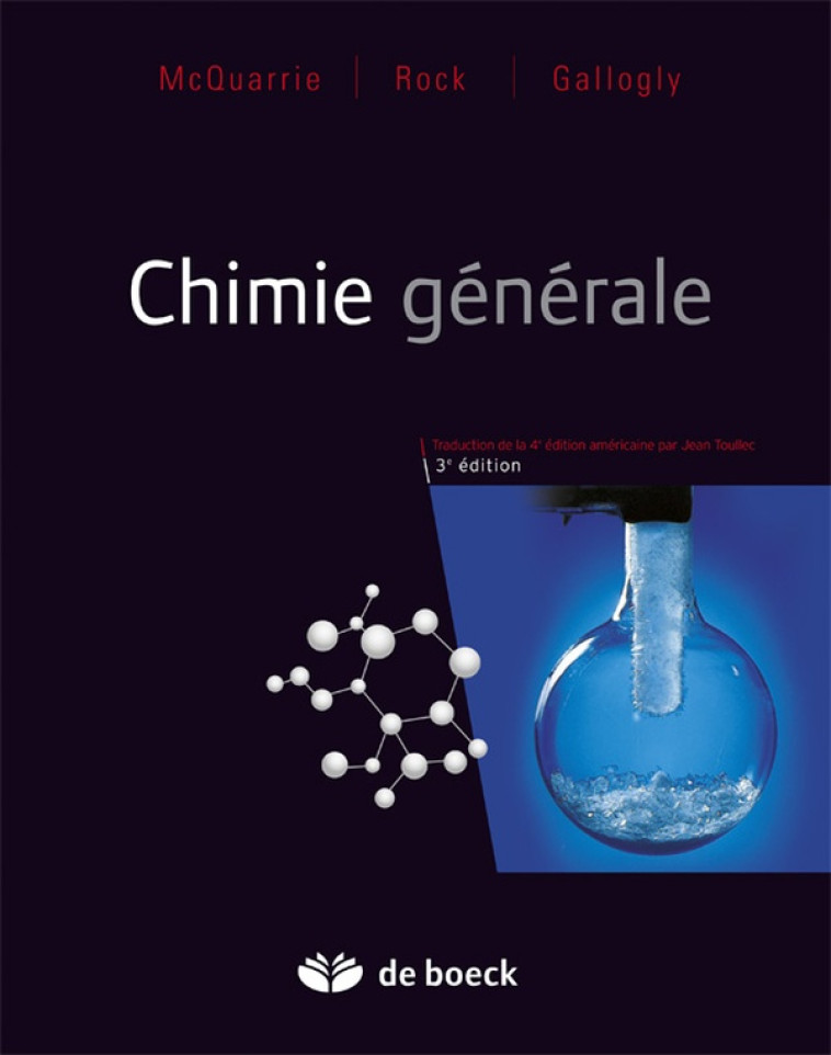 CHIMIE GENERALE - GALLOGLY/MCQUARRIE - DE BOECK