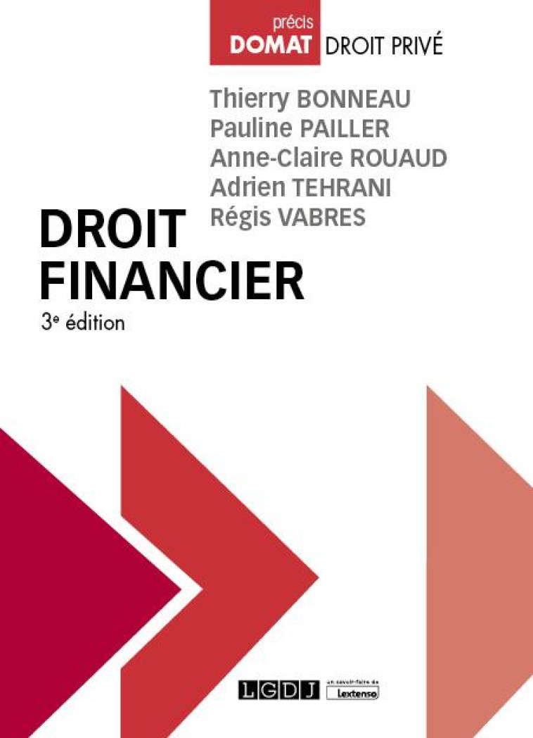 DROIT FINANCIER (3E EDITION) - BONNEAU/ROUAUD - LGDJ