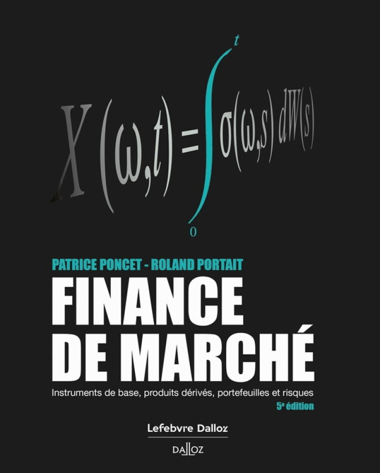 FINANCE DE MARCHE (5E EDITION) - PORTAIT/PONCET - DALLOZ