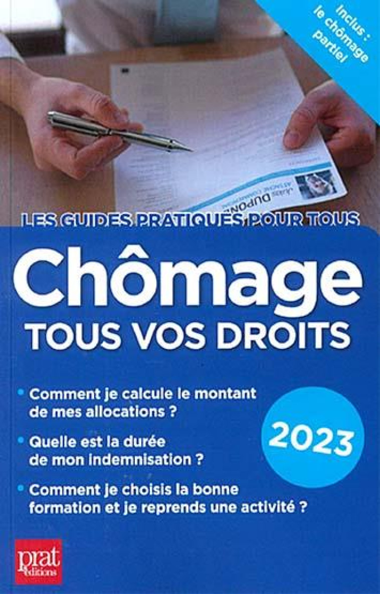 CHOMAGE, TOUS VOS DROITS (EDITION 2023) - DOLEUX CATHERINE - PRAT