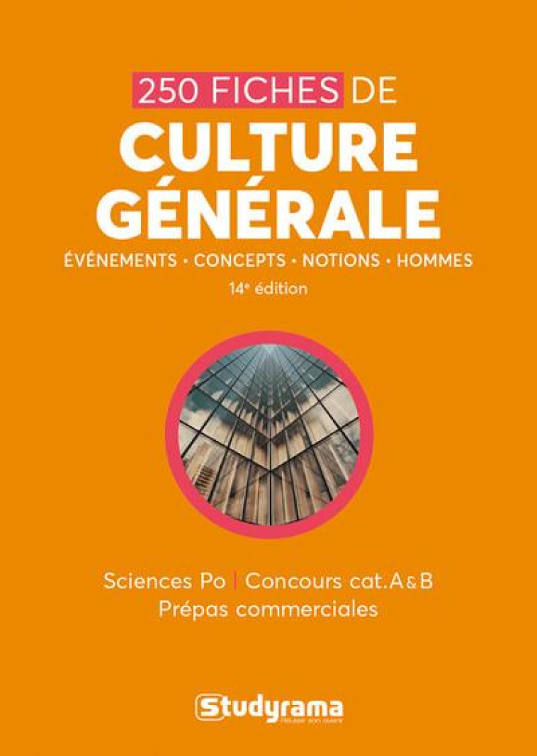 250 FICHES DE CULTURE GENERALE - MASRI MEIR - STUDYRAMA