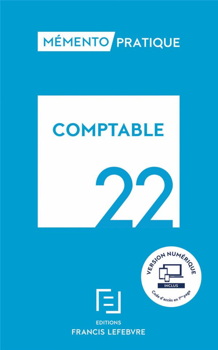 MEMENTO PRATIQUE : COMPTABLE 2022 (EDITION 2022) - PWC - LEFEBVRE