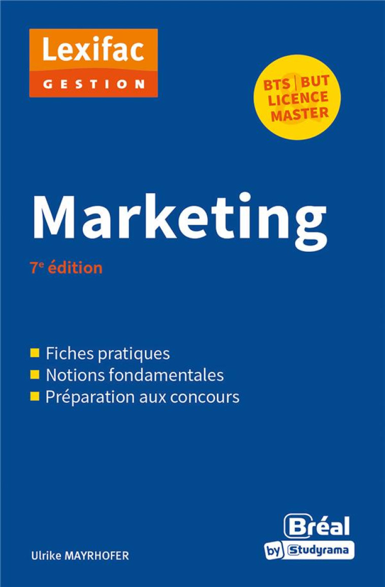 MARKETING (7E EDITION) - MAYRHOFER ULRIKE - BREAL