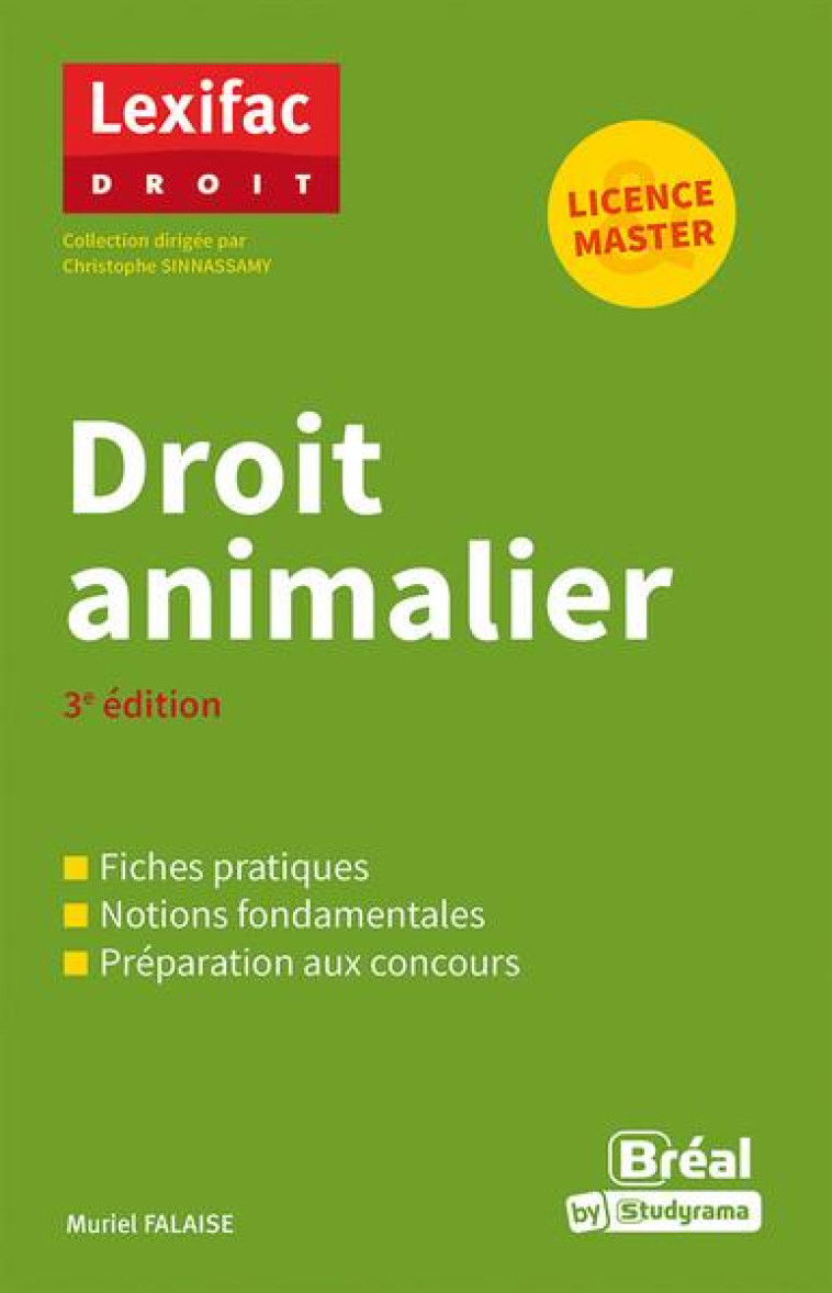 LEXIFAC DROIT - DROIT ANIMALIER - FALAISE MURIEL - BREAL