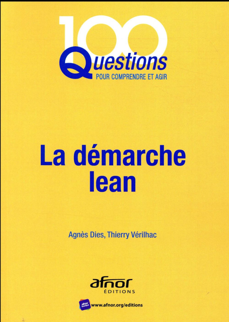 LA DEMARCHE LEAN - VERILHAC/DIES - Afnor