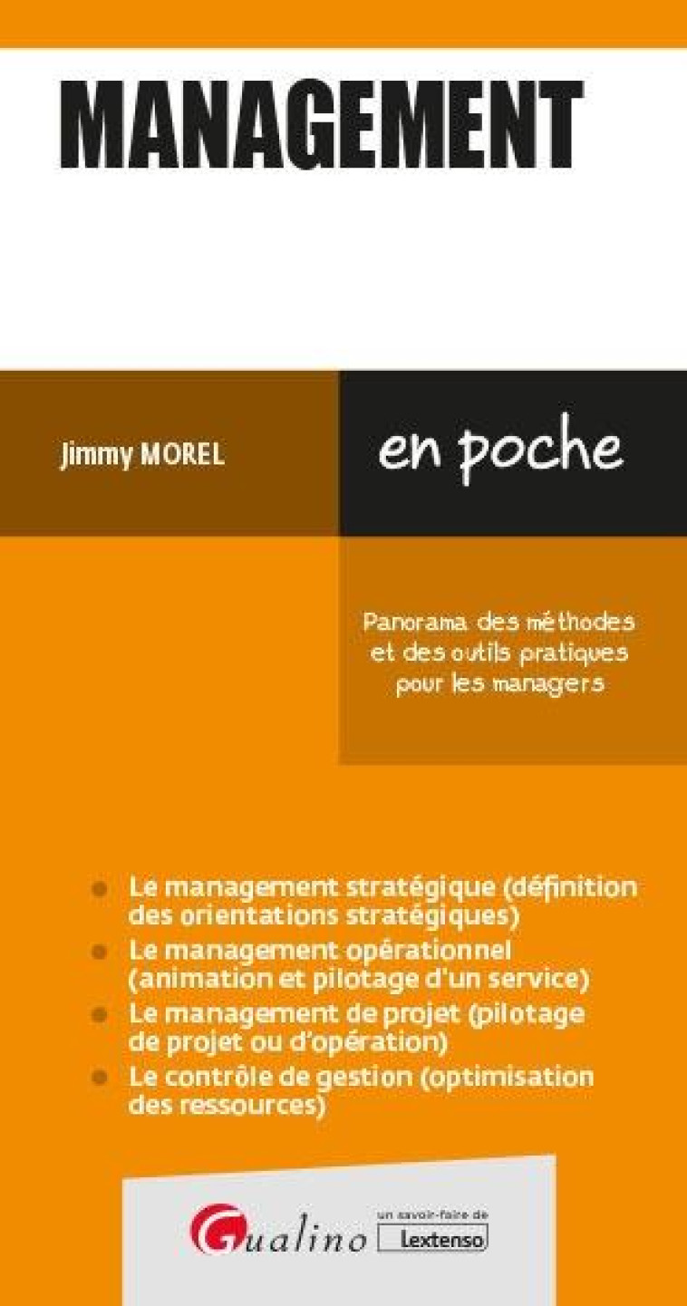 MANAGEMENT (8E EDITION) - MOREL JIMMY - GUALINO