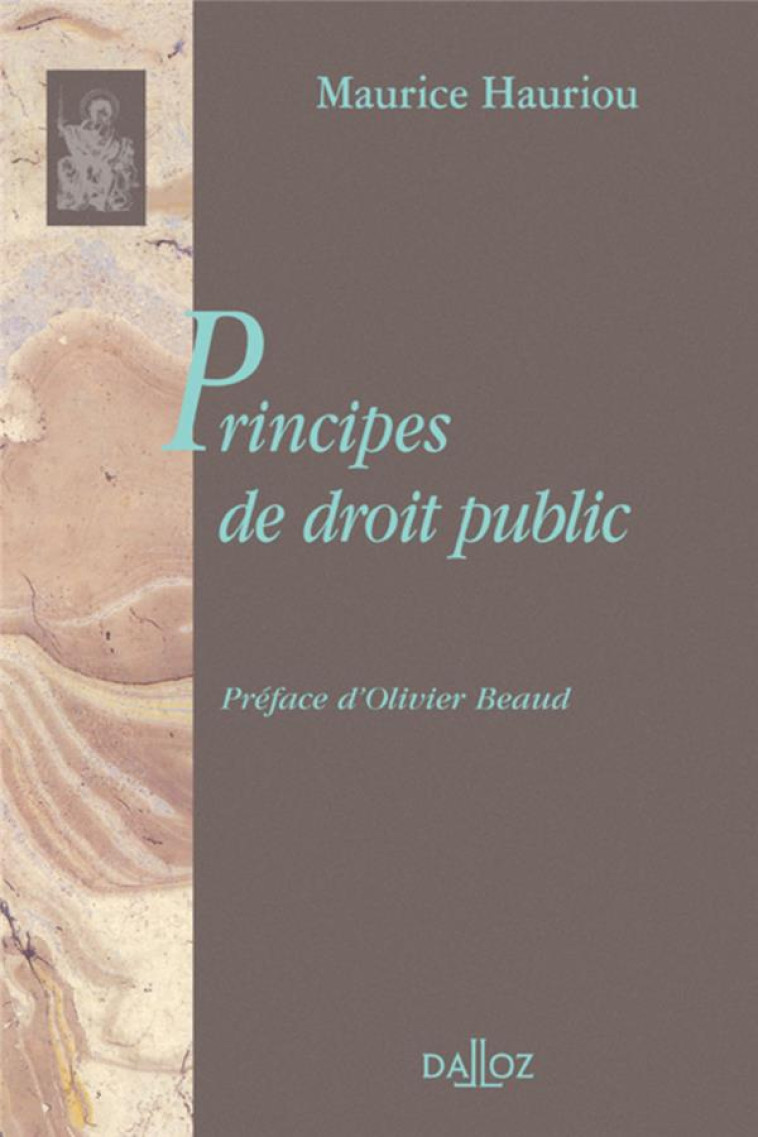 PRINCIPES DE DROIT PUBLIC - HAURIOU MAURICE - DALLOZ