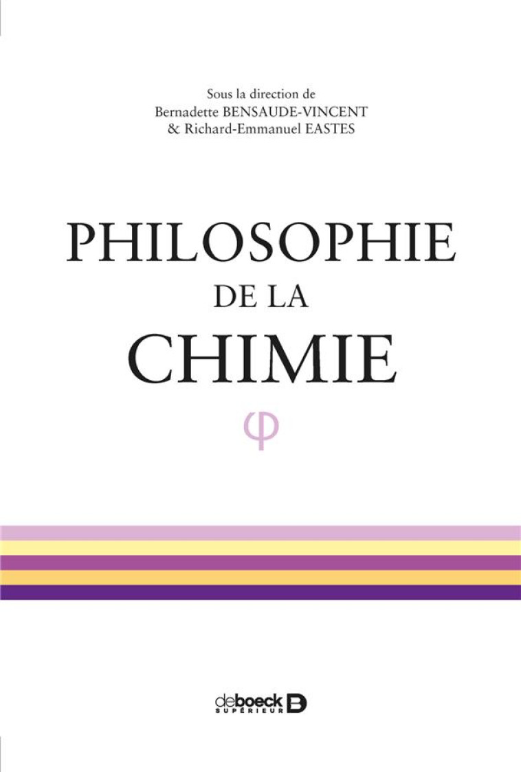 PHILOSOPHIE DE LA CHIMIE - EASTES - DE BOECK SUP