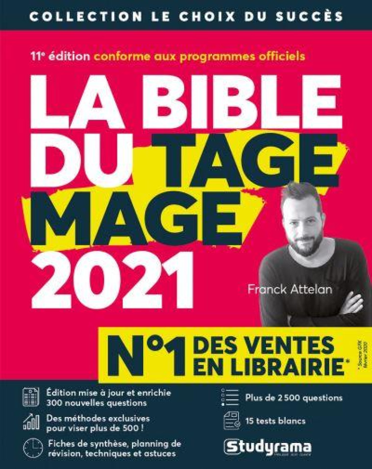 LA BIBLE DU TAGE MAGE (EDITION 2021) - ATTELAN FRANCK - STUDYRAMA