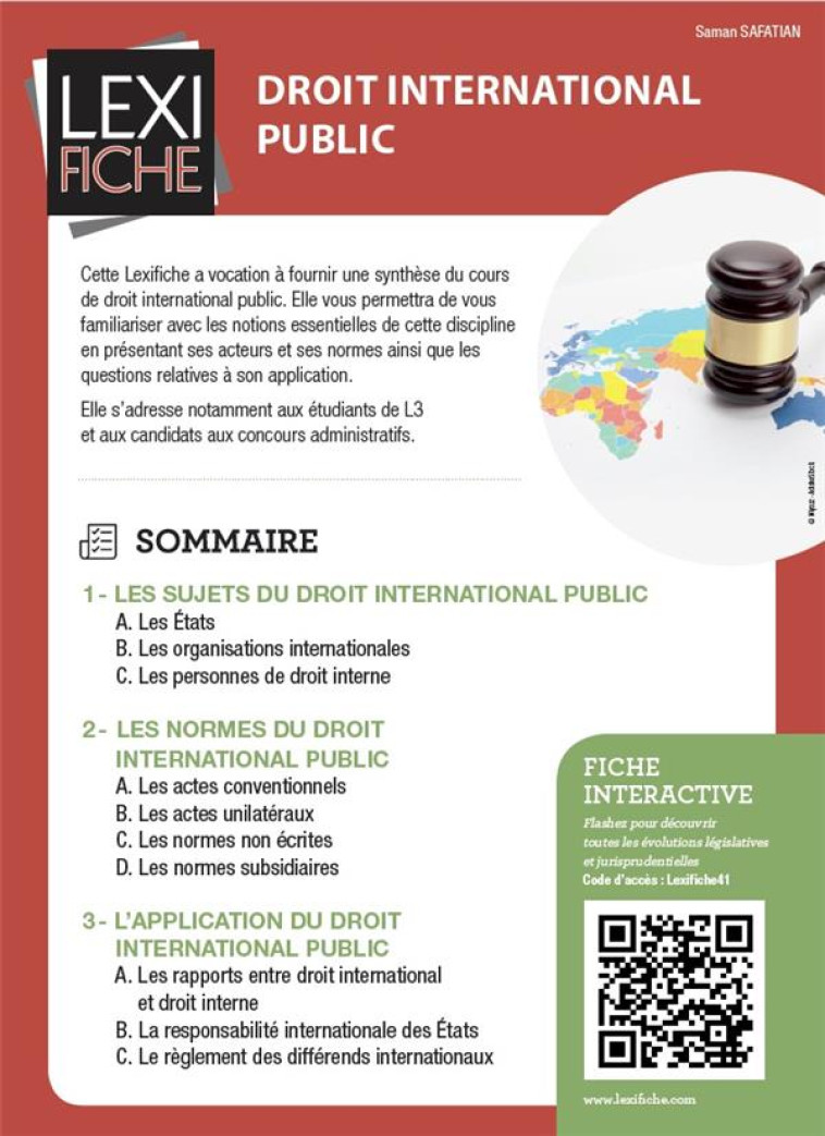 DROIT INTERNATIONAL PUBLIC - SAMAN SAFATIAN - ENRICK