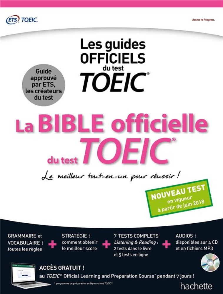 LA BIBLE OFFICIELLE DU TOEIC  (CONFORME AU NOUVEAU TEST TOEIC) - COLLECTIF - HACHETTE