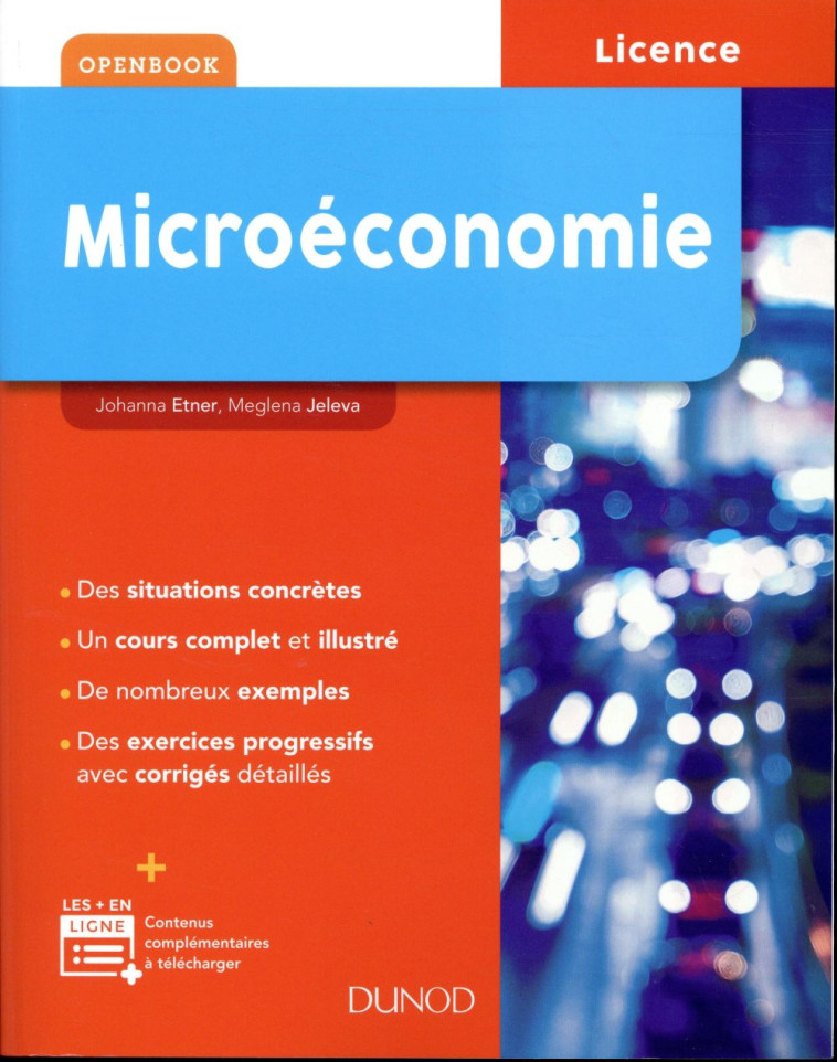 MICROECONOMIE - ETNER/JELEVA - DUNOD