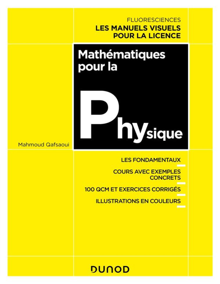 MATHEMATIQUES POUR LA PHYSIQUE - QAFSAOUI MAHMOUD - DUNOD