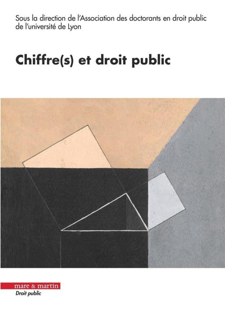 CHIFFRE(S) ET DROIT PUBLIC - DE MESNARD/DUFAL - MARE MARTIN