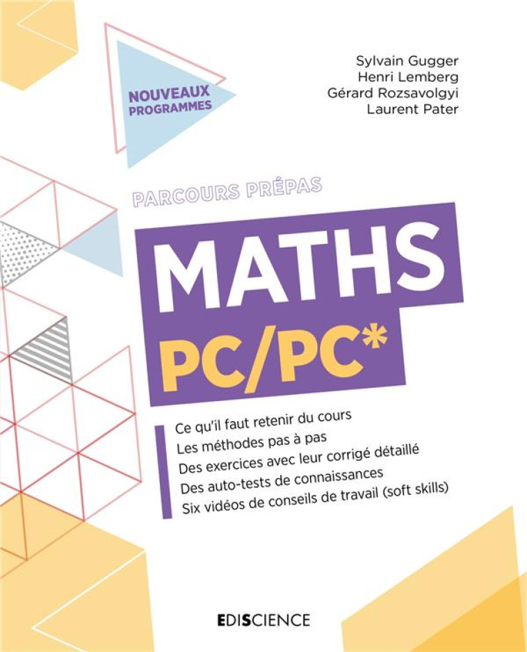 MATHS  -  PC/PC* - GUGGER/LEMBERG/PATER - DUNOD