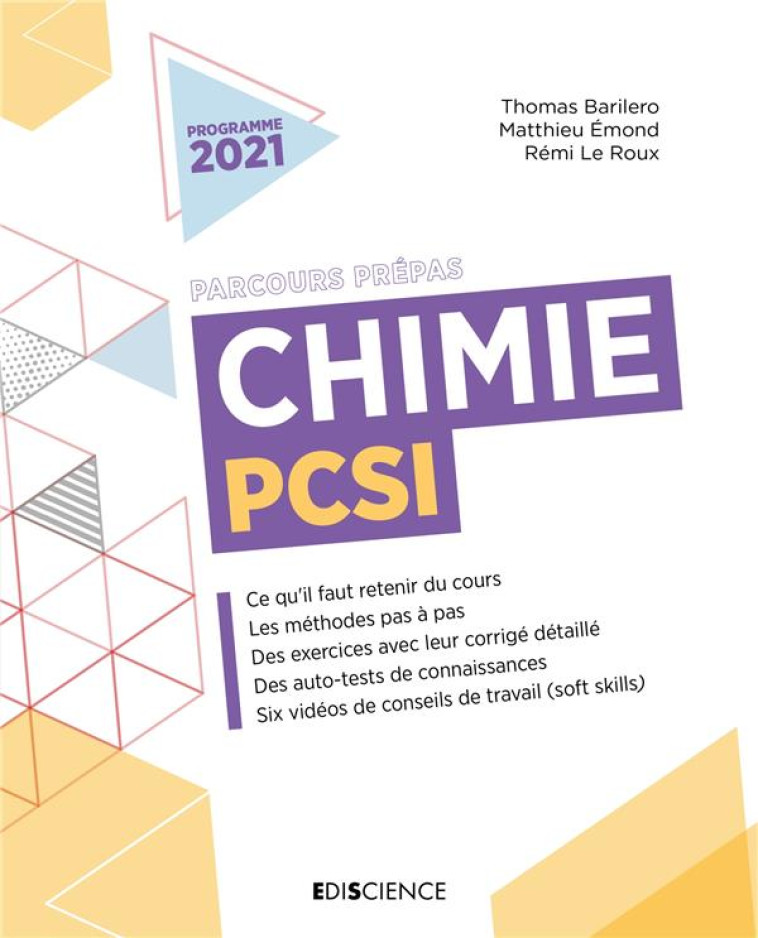 CHIMIE PCSI (2E EDITION) - BARILERO/EMOND - DUNOD