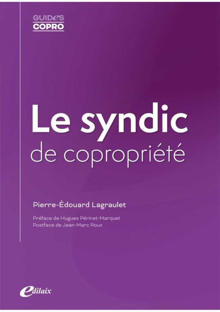 LE SYNDIC DE COPROPRIETE - LAGRAULET P-E. - EDILAIX