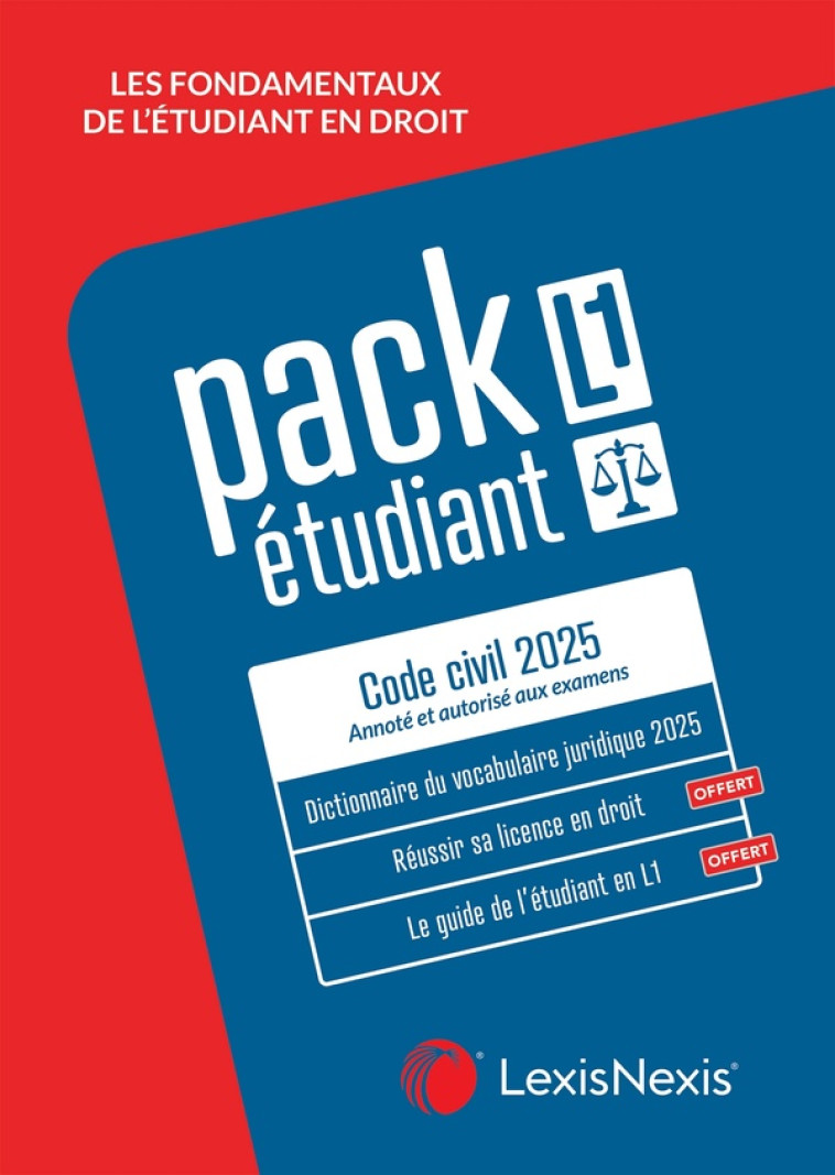 PACK ETUDIANT ESSENTIEL 2025 - COLLECTIF - Lexis Nexis/Litec