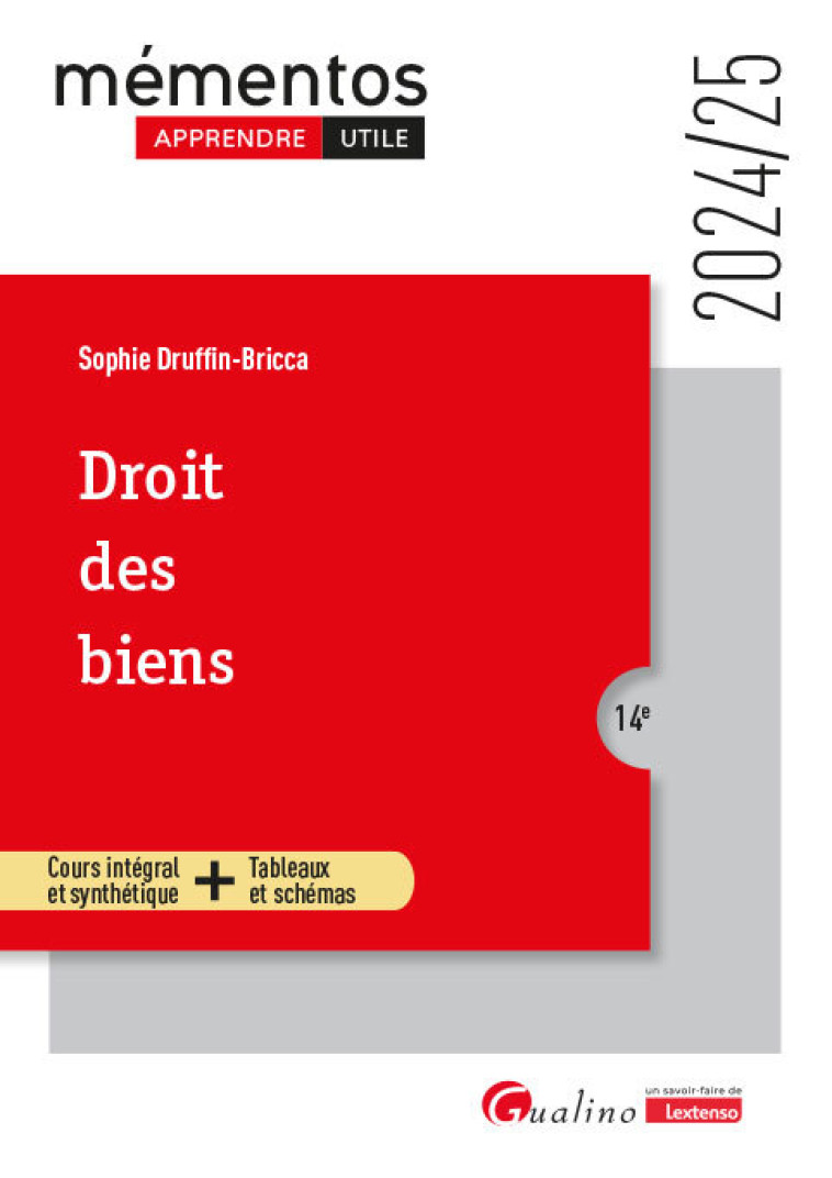 DROIT DES BIENS - PROPRIETE INDIVIDUELLE - PROPRIETE COLLECTIVE - PROPRIETE DEMEMBREELA REFERENCE IN - DRUFFIN-BRICCA S. - GUALINO