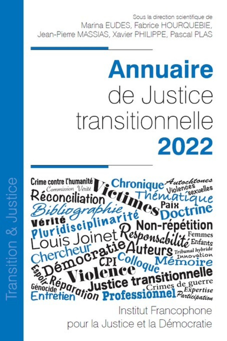 ANNUAIRE DE JUSTICE TRANSITIONNELLE - 2022 - MASSIAS/HOURQUEBIE - VARENNE 63