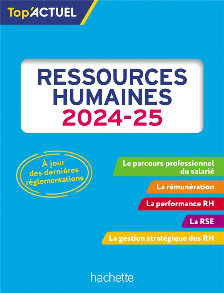 TOP'ACTUEL - RESSOURCES HUMAINES (RH) 2024-2025 - MERABET HAMZA - HACHETTE