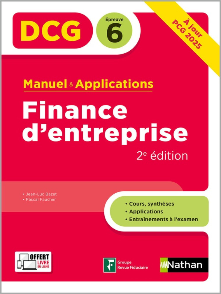 FINANCE D'ENTREPRISE - DCG - EPREUVE 6 - MANUEL ET APPLICATIONS 2024 - BAZET/COLLECTIF - CLE INTERNAT