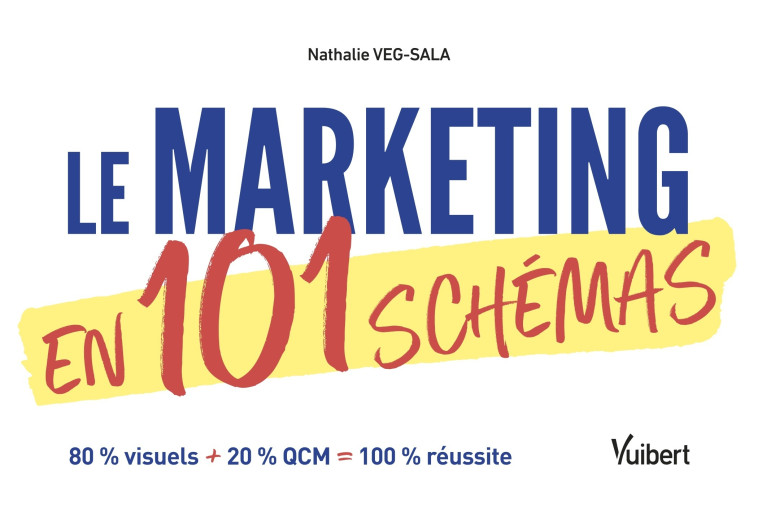 LE MARKETING EN 101 SCHEMAS - 80 % VISUEL ET 20 % QCM : 100 % REUSSITE ! - VEG-SALA NATHALIE - VUIBERT