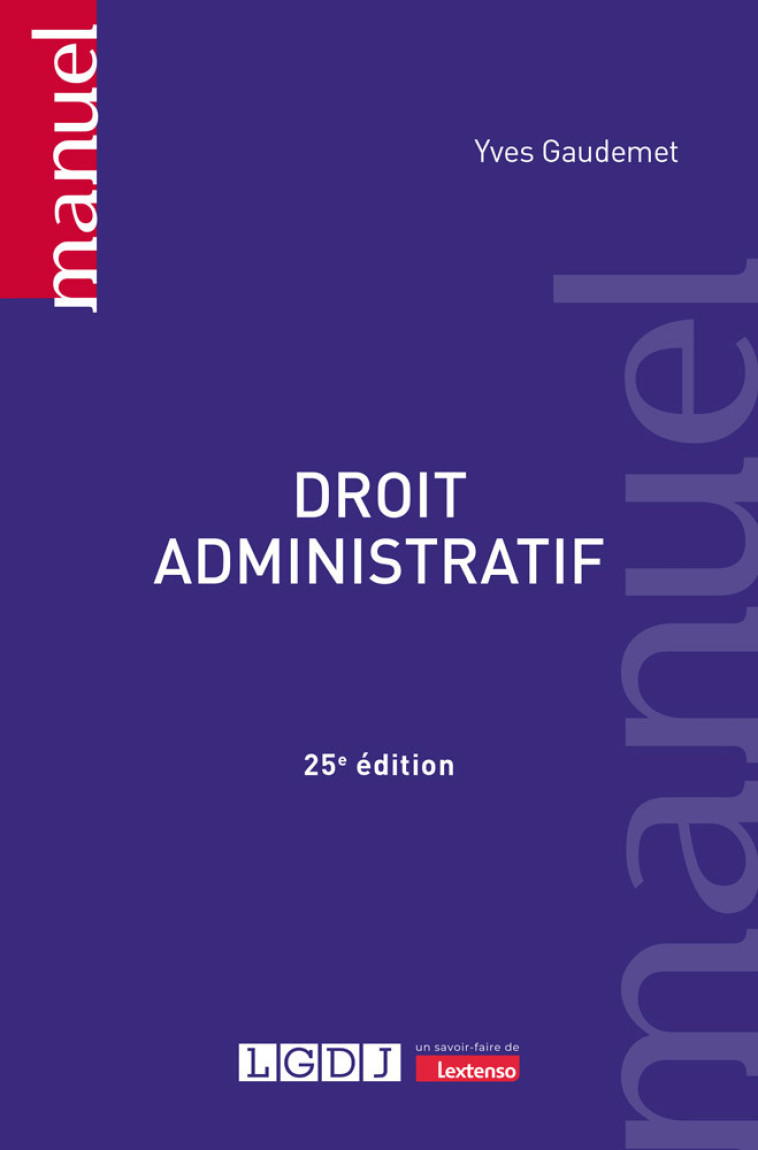 DROIT ADMINISTRATIF - GAUDEMET YVES - LGDJ