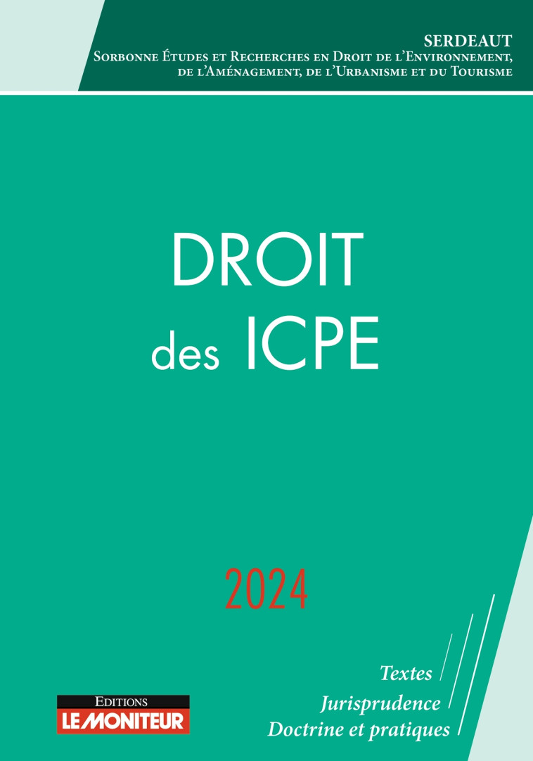 DROIT DES ICPE 2024 - SERDEAUT - ARGUS