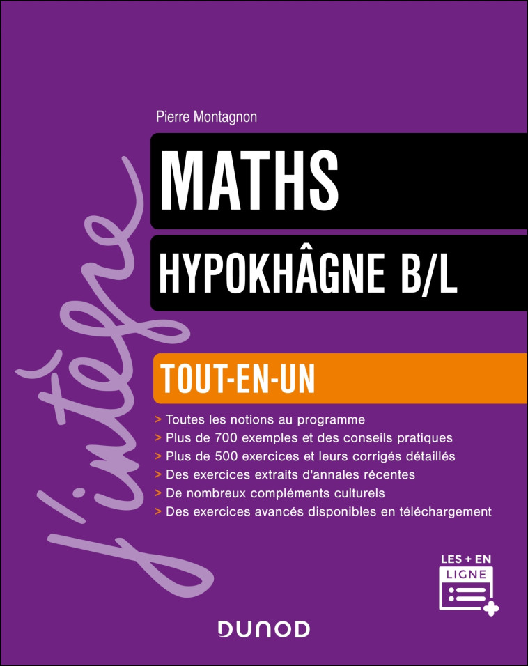 MATHS HYPOKHAGNE B/L TOUT-EN-UN - MONTAGNON PIERRE - DUNOD